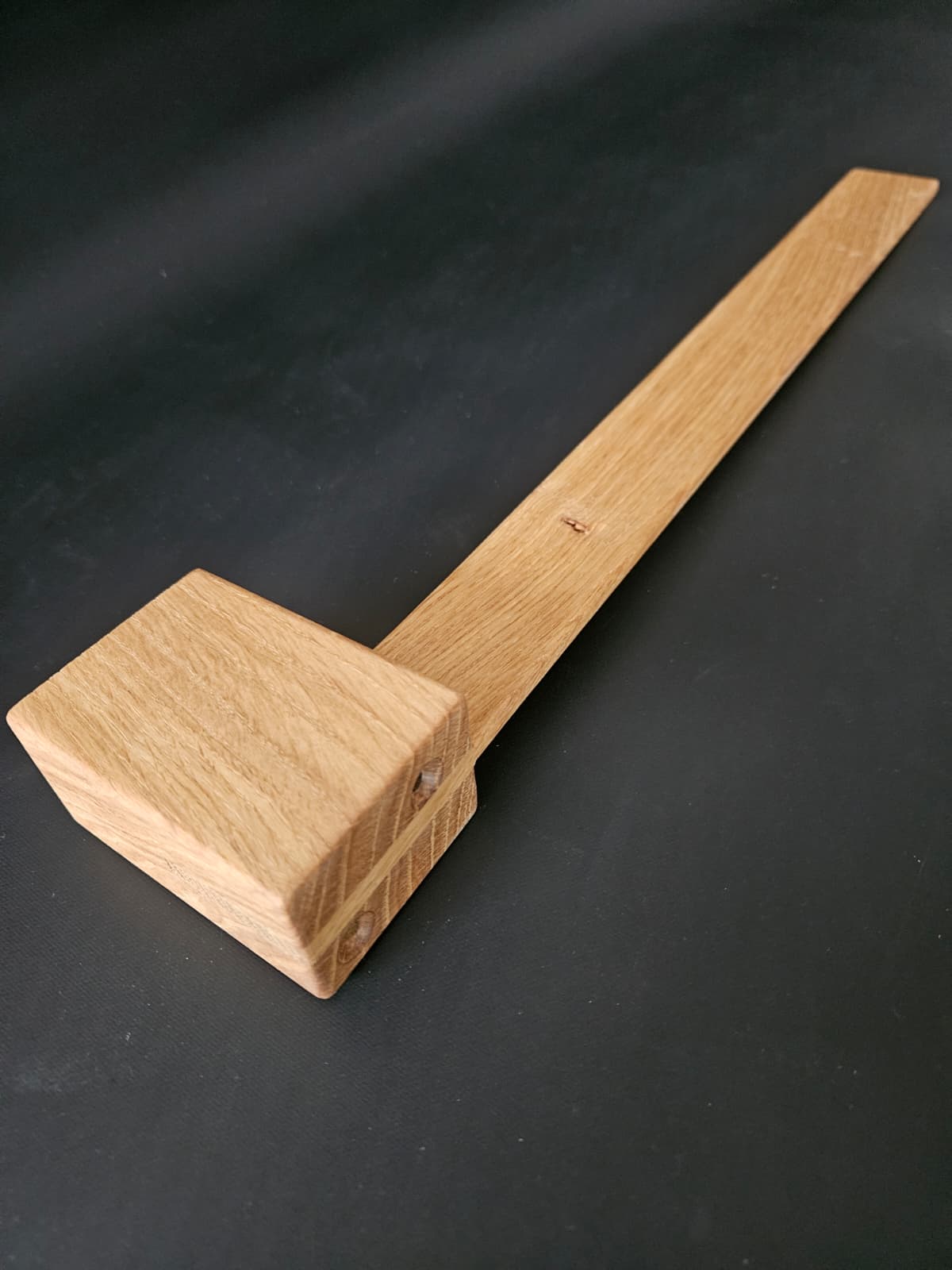 Handtuchhalter aus Eiche