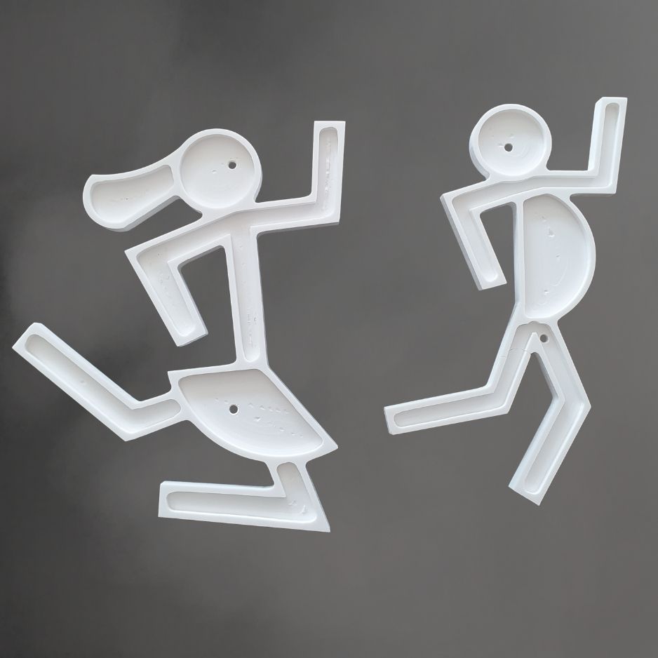 WC-Schild, Toilettenfiguren