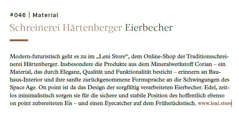 Geschenkset 2 – Eierbecher mit Löffelhalter